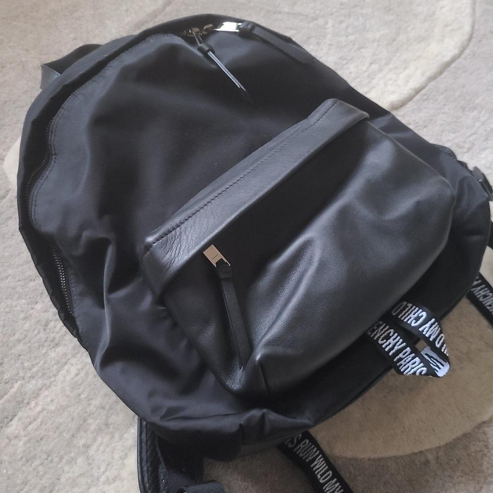 Givenchy Black Leather & Cuprene Backpack Run Wild My Child